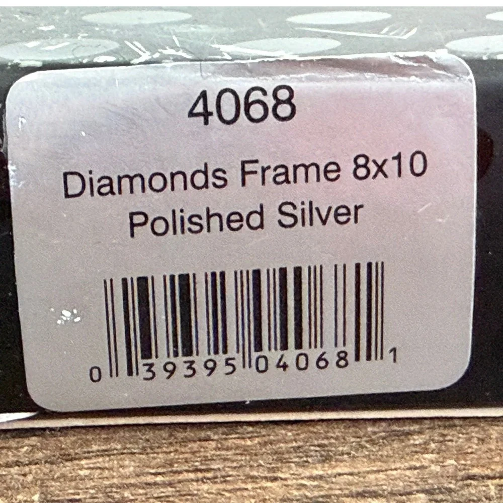 Milano 8x10 Silver Picture Frame‎ Rhinestone Home Decor